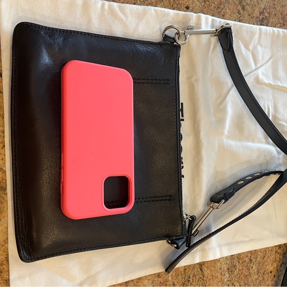 THEORY Studded Pouch In Nappa Leather crossbody bag - Picture 4 of 6